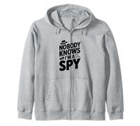 Nadie Sabe Que Soy un espía Agente Secreto Divertido Humor Sudadera con Capucha
