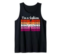 Nadie sabe que soy una bandera de orgullo divertido LGBTQ Camiseta sin Mangas