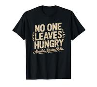 Nadie Se Va con Hambre Abuela Divertida La Cocina para Todos Camiseta