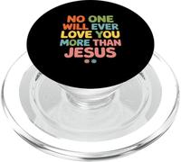 Nadie te amará más Que Jesús PopSockets PopGrip para MagSafe