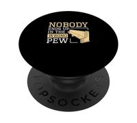 Nadie termina en el banco equivocado Divertido Inicio Orgullosos Ushers PopSockets PopGrip Adhesivo