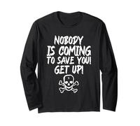 Nadie Viene a salvarte Get Up Statement Fighter Manga Larga