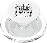 ¡Nadie Viene a salvarte! ¡Levántate! (Declaración del Luchador) PopSockets PopGrip para MagSafe