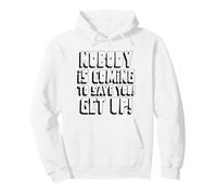 ¡Nadie Viene a salvarte! ¡Levántate! (Declaración del Luchador) Sudadera con Capucha