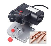 NadineDutol Mini sierra ingletadora de mesa de corte de acero para madera y metal, 4500 rpm