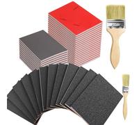 Nadinsta 25 Piezas Esponja De Lijado, Grano 180-3000 Esponjas Abrasivas, Lijado En Seco y Húmedo Bloque, Lija Madera para Pintura sobre Madera, Pulir Muebles Metal