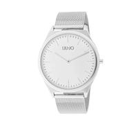 NADIR Liujo TLJ1794 - Reloj de hombre de acero plateado, 41 mm, marrón