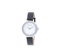 NADIR LiuJo TLJ2764 - Reloj de mujer con correa de piel negra, 32 mm