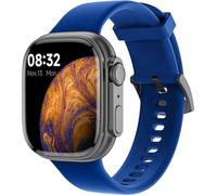 NADIR Smarty2.0 - Smartwatch SW071B - Asistente de voz, llamadas Bluetooth, podómetro, 31 modos deportivos, pantalla de 1,75 pulgadas, correa de silicona, tamaño 44,45 x 39,3 x 11,4 mm, color azul