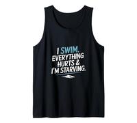 Nado Todo Duele Y Me Muero De Hambre Natación Camiseta sin Mangas
