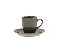 Nador Concerto Grigio Tortora - Taza de café con Tapa platillo, 90 CC, Nailon/A