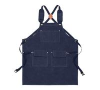 Nadsrpn Delantal de - Accesorios de cocina ajustables impermeables | Delantal de herramientas con bolsillo con correas cruzadas en la espalda, para cocina, cocina, chef, asador, carpintero
