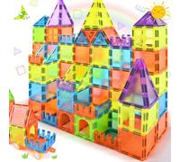 NAETANY Bloques de Construcción Magnéticos 92 Piezas Magneticas Niños 3D Juegos Magnéticos para Niños Bloques Magneticos Imanes Educativos Juguetes Niños de 3 4 5 6 7 8 Años