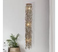 Näve Lámpara colgante Coco hecha de coco real, 180 cm