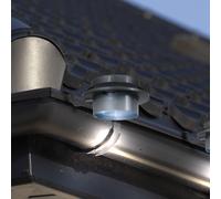 Näve Lámpara solar decorativa LED canalones Mistra, 6.