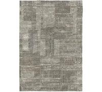 Naf Naf Alfombra decorativa de fibras naturales gris 160x230 cm