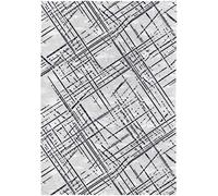 Naf Naf Alfombra decorativa de fibras naturales gris 200x290 cm