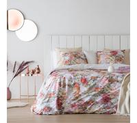 Naf Naf Funda nórdica de algodón estampación digital rosa 260x240 cm