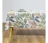 NAF NAF Mantel resinado Antimanchas 100% algodón Foliage 150x250 cm