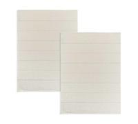 NAF NAF Pacl de 2 alfombras de baño 100% algodón 50x70 cm Beige Bone. (También Disponible por Unidad)