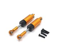 NAFRECX Compatible con WLtoys 184011 A949 A959 A969 A979 K929 RC Piezas De Coche Actualización De Metal Reajuste Amortiguador Hidráulico Delantero Y Trasero Amortiguadores RC(Yellow)