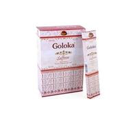 Nag champa Incienso Goloka Saffron Azafrán 12x15g