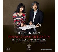Nagano; Ludwig van Beethoven – Conciertos para piano 0-5 – CD – Importación USA – Edel