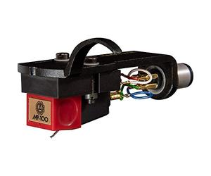 Nagaoka Cartridge MP-100H Head Shell with a Cone-Chip Bonding Diamond