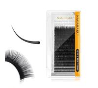 NAGARAKU Extensiones de Pestañas Individuales Clásico 1:1 Pestañas Pelo a Pelo Volumen Lashes Natural Blando Suave Wispy Singel Eyelash Extension Pestañas Postizas Negro 16 Filas(0.10mm J 7-15mm)