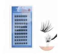 NAGARAKU Pestañas Autoadhesivas 9 Filas 54 Clusters 10-12mm Suaves Naturales Sin Pegamento Ni Removedor Reutilizables Aplicación En Un Solo Paso Self Adhesive Lash Mayor Valor Estilo Wispy