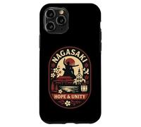Nagasaki Hope & Unity Retro Japón Heritage Design Carcasa para iPhone 11 Pro