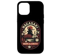 Nagasaki Hope & Unity Retro Japón Heritage Design Carcasa para iPhone 12/12 Pro