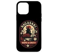 Nagasaki Hope & Unity Retro Japón Heritage Design Carcasa para iPhone 12 Mini