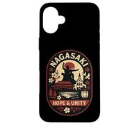 Nagasaki Hope & Unity Retro Japón Heritage Design Carcasa para iPhone 16 Plus