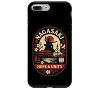 Nagasaki Hope & Unity Retro Japón Heritage Design Carcasa para iPhone 7 Plus/8 Plus