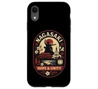 Nagasaki Hope & Unity Retro Japón Heritage Design Carcasa para iPhone XR