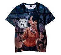 Nagatoro Camisetas Manga Corta Mujer Estampada En 3D, Dont Toy with Me Miss Nagatoro Manga T Shirt, Kawaii Tshirt Mujer, Cosplay Anime Ropa