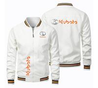 NAGBCTY Chaqueta para Hombre Diseño Clásico Ku. bo-t a, Chaqueta de Motocicleta, Sudaderas Cómodas(White,XL)