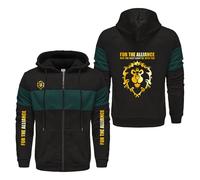 NAGBCTY Men's Hoodie with Print World of Warcra-ft, Comfortable with Hood, Ideal for Casual and Sportswear(Multicolor 3,S)