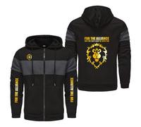 NAGBCTY Men's Hoodie with Print World of Warcra-ft, Comfortable with Hood, Ideal for Casual and Sportswear(Multicolor 8,S)