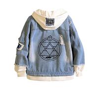 NAGBCTY Sudadera con Capucha para Hombre Fullmet-al Alchemi-st, Suaves y C贸modas, Sudaderas con Capucha para Hombre(Blue6,3XL)