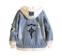 NAGBCTY Sudadera con Capucha para Hombre Fullmet-al Alchemi-st, Suaves y C贸modas, Sudaderas con Capucha para Hombre(Blue1,3XL)