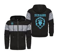 NAGBCTY Sudadera con Capucha para Hombre World of Warcra-ft, Abrigo Sudadera Deportiva básica con Bolsillo, Sudadera Chaqueta para Uso Casual y Deportivo(Multicolor 6,XXL)