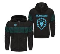 NAGBCTY Sudadera con Capucha para Hombre World of Warcra-ft, Abrigo Sudadera Deportiva básica con Bolsillo, Sudadera Chaqueta para Uso Casual y Deportivo(Multicolor 3,S)