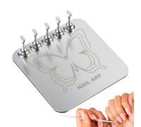 Nagel Übungsständer - Magnetischer Sockel Wiederverwendbar Stabiler Übungsdispl, AufdrüCk NagelstäNder Nagelspitze | Salonbedarf Für Frauen, Mütter, Ehefrauen, Freundinnen, Mädchen, Profis Und änge