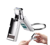 Nagelknipser -,3 X 1,3 Cm Tragbarer Fingernagel Cutter | Schlüsselring - 4Cr13 Edelstahl - Kompakter Klappbarer Nagelpflege- Für Männer Frauen Kinder Senioren, Ideal Für Reisen Outdoor Und