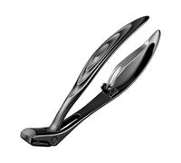 Nagelknipser Mit Gewinkeltem Kopf & Breiter Öffnung - Edelstahl Fingernagel- & Zehennagelschneider Für Dicke Nägel | Ergonomische Pflegeschere Für Männer, Frauen & Senioren | Präzise Maniküre, 8cm