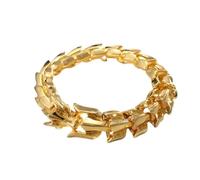 Nagelschmuck Manschettenarmband für Männer, Vintage-Armband mit Drachenmotiv, Geburtsjahr, Hip-Hop, Punk-Metall, dorado, trendiges Geschenk für Vater und Herrensolaruhr Lederarmband, Einheitsgröße