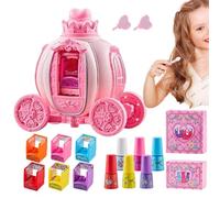 Nagelset Für Mädchen - Kinder Nagellack Set Auf Wasserbasis | Schnelltrocknend & Abziehbar (Peel-Off) | Ungiftiges Maniküre-Set Für Kindergeburtstag & Rollenspiele | Kreatives Geschenkset, 530g