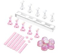 Nagelständer - 85g Acryl Magnetischer Kunstnagel Halter | Acryl Maniküre Organizador - Elegante Design für Nagelkunst Übung Präsentation Zuhause Salon kreative Ordnung und Komfort